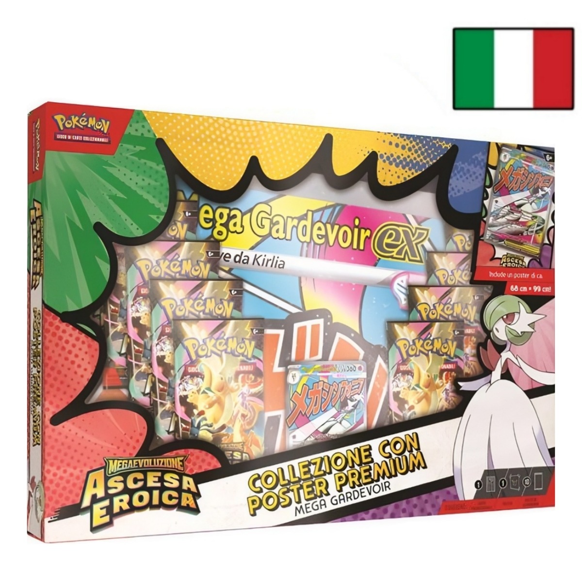 Pokemon Collezione Ascesa Eroica con Poster Premium Mega Gardevoir (Ita)